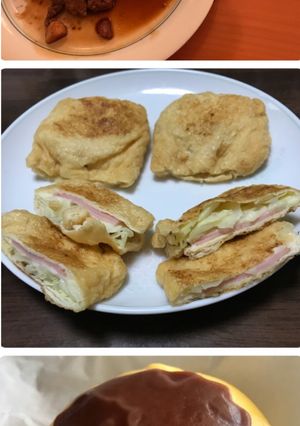 キャベツとハムの挟み焼き-レシピのメイン写真