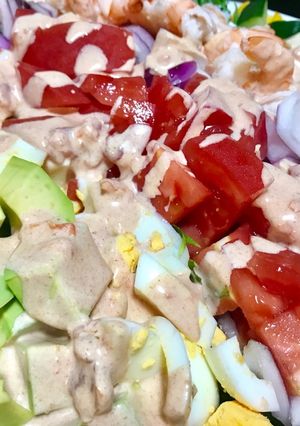 切るだけ！簡単おしゃれなコブサラダ！-レシピのメイン写真