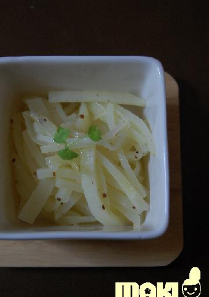 おジャガとセロリのお酢炒め-レシピのメイン写真