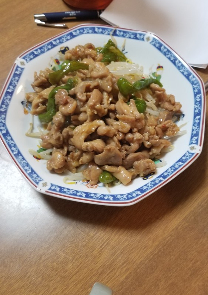 ししとうと鶏肉のピリ辛炒め-レシピのメイン写真