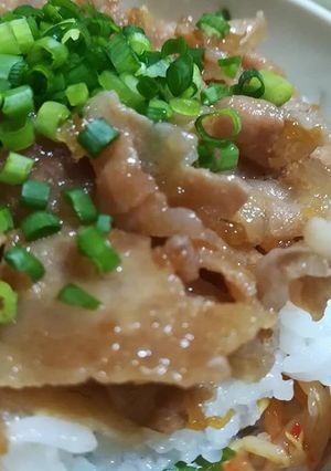 がっつり食べたい時の丼-レシピのメイン写真