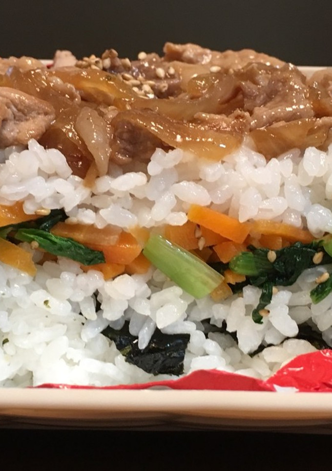 ミルフィーユ弁当のしょうが焼き-レシピのメイン写真