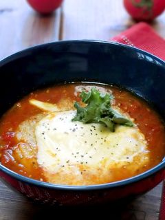 トマトの食べるグラタンスープ-レシピのメイン写真