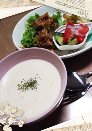 ごろっとじゃがいもの豆乳ポタージュ-レシピのメイン写真