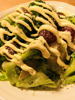 4品目☆レタスにのせる塩ゆで温野菜サラダ-レシピのメイン写真