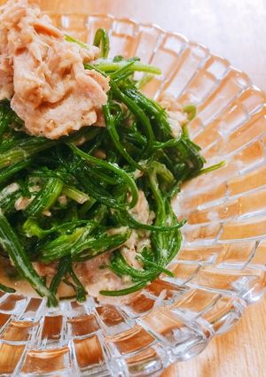簡単☆おかひじきのシャキシャキサラダ-レシピのメイン写真