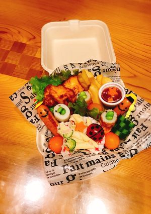 3歳と母の親子遠足弁当-レシピのメイン写真