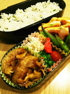 舞茸の和風ソースハンバーグ-レシピのメイン写真
