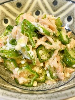 オクラとツナの和え物-レシピのメイン写真