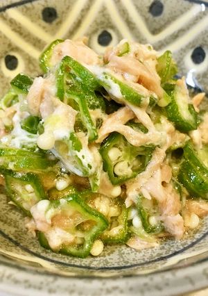 オクラとツナの和え物-レシピのメイン写真