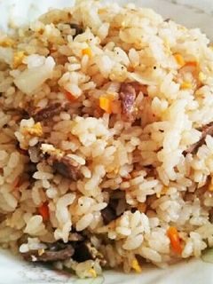 簡単!焼肉のタレで炒飯-レシピのメイン写真