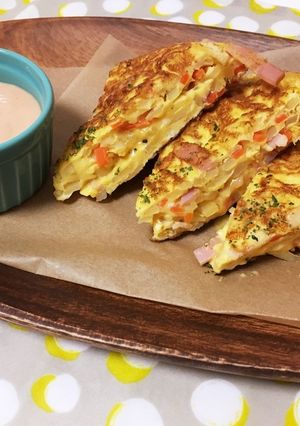 簡単っ☆我が家のスパニッシュオムレツ☆-レシピのメイン写真