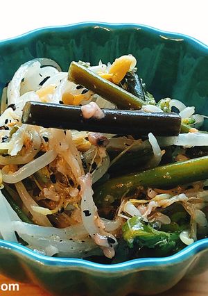 麹たっぷり！わらびともやしの麹ナムル-レシピのメイン写真