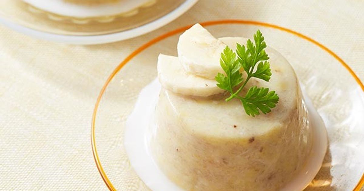 袋ひとつで！甘熟王バナナミルクプリン by スミフル 【クックパッド