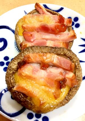 しいたけのベーコンチーズ焼き-レシピのメイン写真