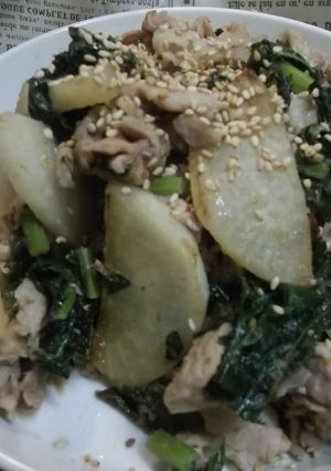 サッパリ～✿豚小間と大根の炒め物-レシピのメイン写真