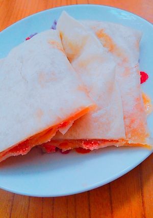 餅チーズ明太子のトルティーヤ-レシピのメイン写真