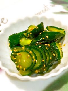 やみつき!居酒屋風のきゅうり旨辛だれ-レシピのメイン写真