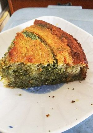 抹茶とバナナのマーブルケーキ-レシピのメイン写真