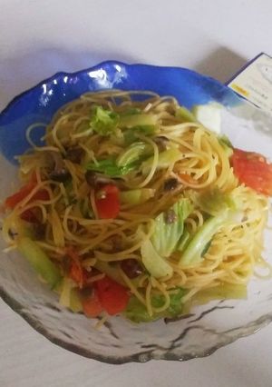 アンチョビと野菜のパスタ-レシピのメイン写真