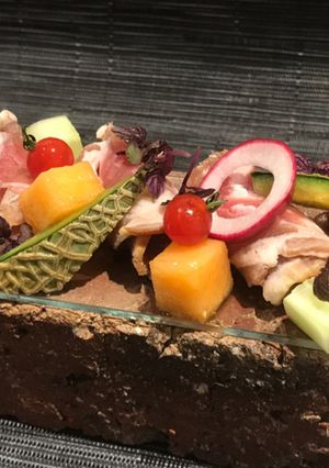 たまプラーザ 和食前菜 『塩麹生ハム』-レシピのメイン写真