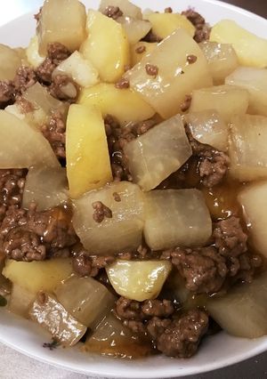 大根とじゃがいものそぼろあんかけ-レシピのメイン写真
