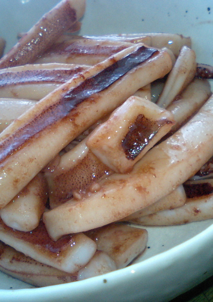 バターでいか焼きwithうなぎのたれ-レシピのメイン写真