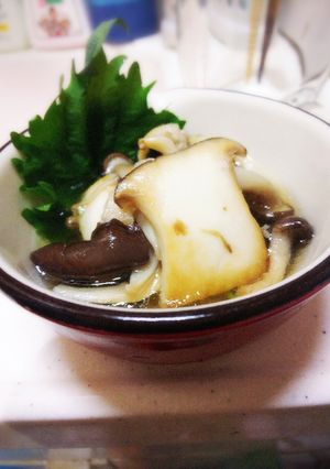 キノコの煮浸し-レシピのメイン写真