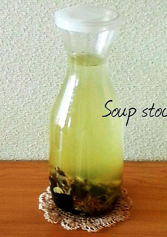 水出しで簡単だし汁-レシピのメイン写真