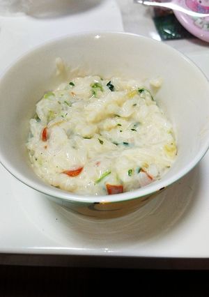野菜スープごはんでミルクリゾット-レシピのメイン写真