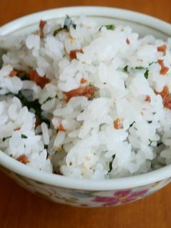 梅しそ混ぜご飯-レシピのメイン写真