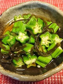 オクラの塩昆布漬け-レシピのメイン写真