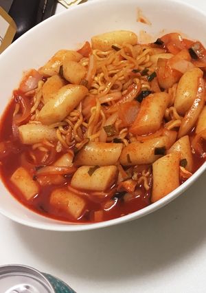 簡単韓国料理 ラポッキ 라볶이-レシピのメイン写真
