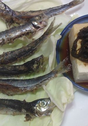 うるめ若干しT-fal焼き洗いもずく冷奴-レシピのメイン写真
