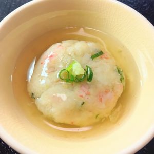 レンジ1分半！蓮根まんじゅう〜白だし生姜あんかけ