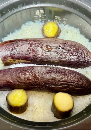 米と酒の蒸気で蒸す！極上茄子ご飯-レシピのメイン写真