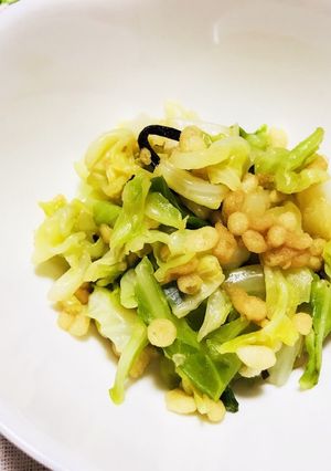 激ウマ！キャベツのたぬき昆布和え★-レシピのメイン写真
