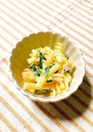 型抜きした後の材料で♪マカロニサラダ-レシピのメイン写真