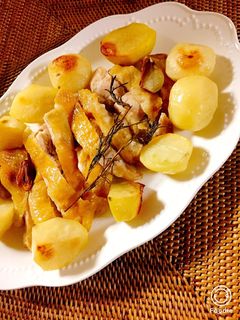 ローズマリーで*ローストチキン*-レシピのメイン写真