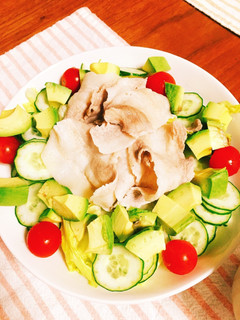 豚バラ肉で冷しゃぶサラダ-レシピのメイン写真