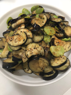 そら豆と茄子のあっさり炒め-レシピのメイン写真