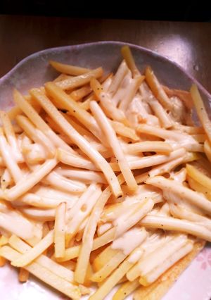 フライドポテトチーズ焼き-レシピのメイン写真