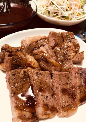 贅沢ソースで味わうロースステーキ-レシピのメイン写真