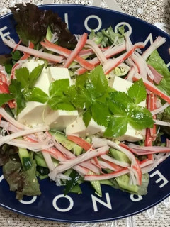 カニカマ豆腐サラダ-レシピのメイン写真