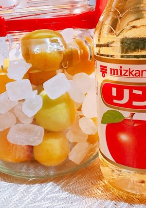 りんご酢で梅サワー-レシピのメイン写真