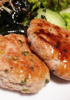 ヘルシー豚バーグ♪♪-レシピのメイン写真