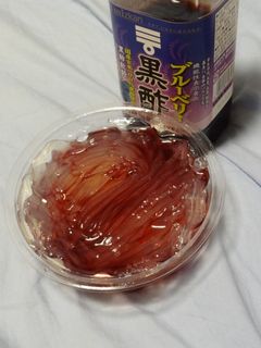 ところてんブルーベリー黒酢-レシピのメイン写真