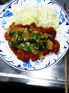オクラと大根おろしdeトンカツ-レシピのメイン写真