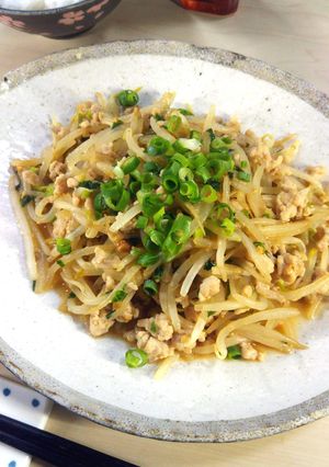 しゃっきり満腹★もやしと挽肉の甘みそ炒め-レシピのメイン写真