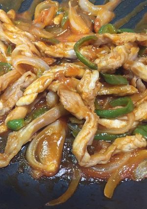鶏肉のケチャップ炒め（お店で聞いたやつ）-レシピのメイン写真